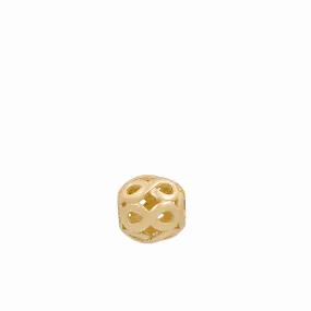 14K Yellow Gold Infiniti Bracelet Charm / Weight: 1.5 GR / P24CH-196