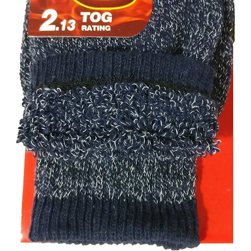 2 Pairs Men's Heat Thick Insulated Thermal Socks