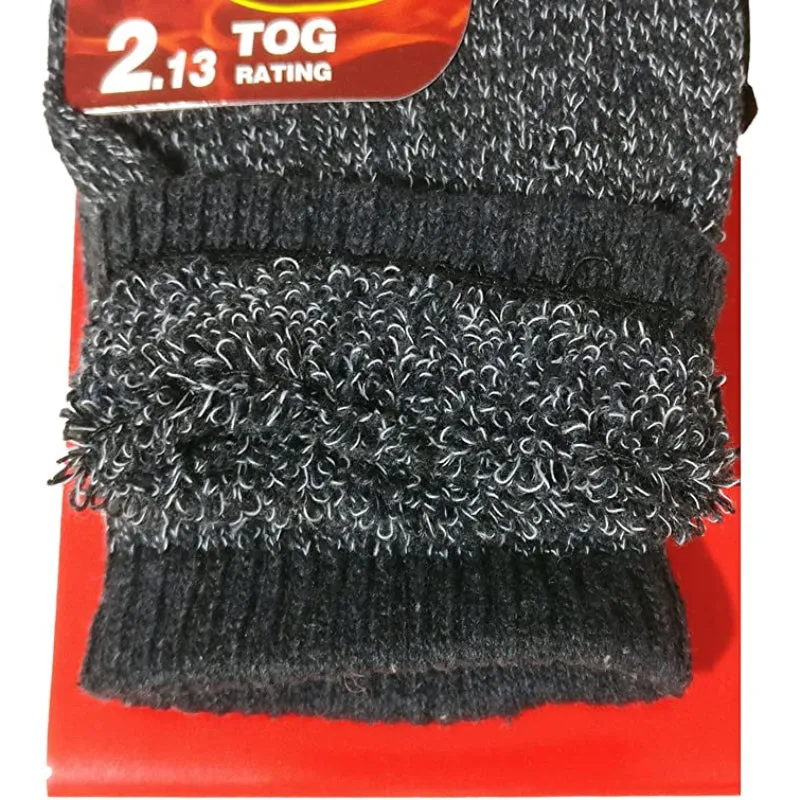 2 Pairs Men's Heat Thick Insulated Thermal Socks