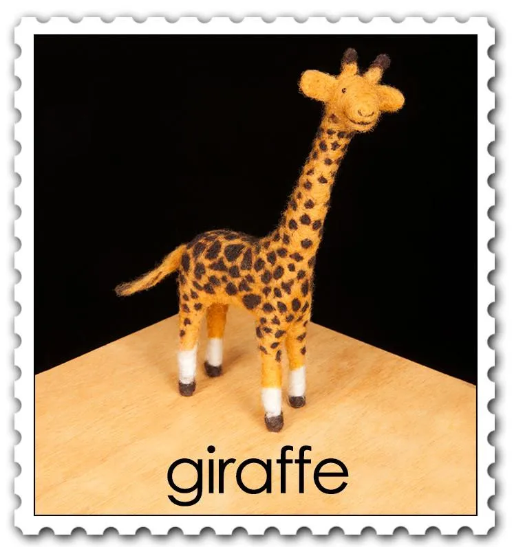 Giraffe Needle Felting Kit