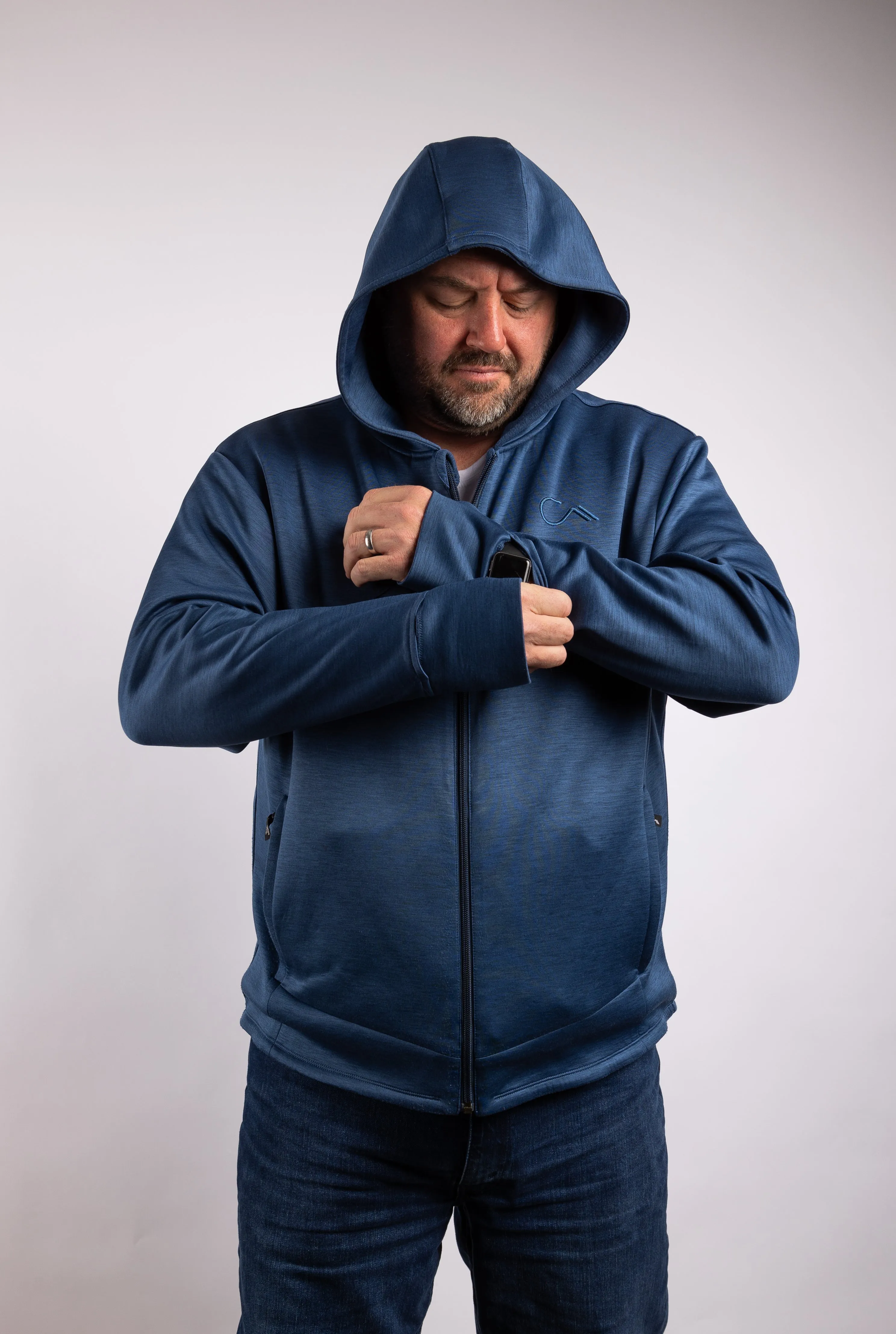 Men's Infinity Pocket Hooded Jacket
