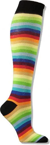 Minty Punch Stripes Knee High Socks (Women's)