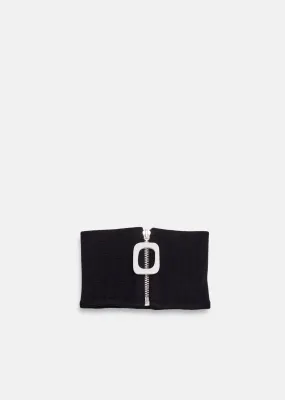 Neckband With Zip Detail