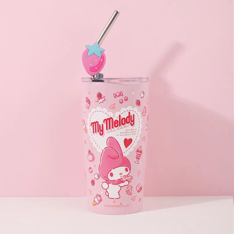 Sanrio Fruity Print Insulated Stainless Steel Tumbler