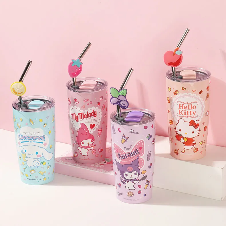Sanrio Fruity Print Insulated Stainless Steel Tumbler