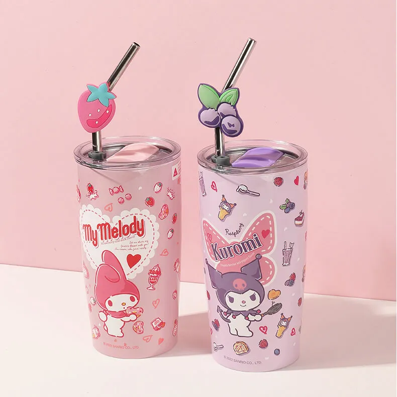 Sanrio Fruity Print Insulated Stainless Steel Tumbler