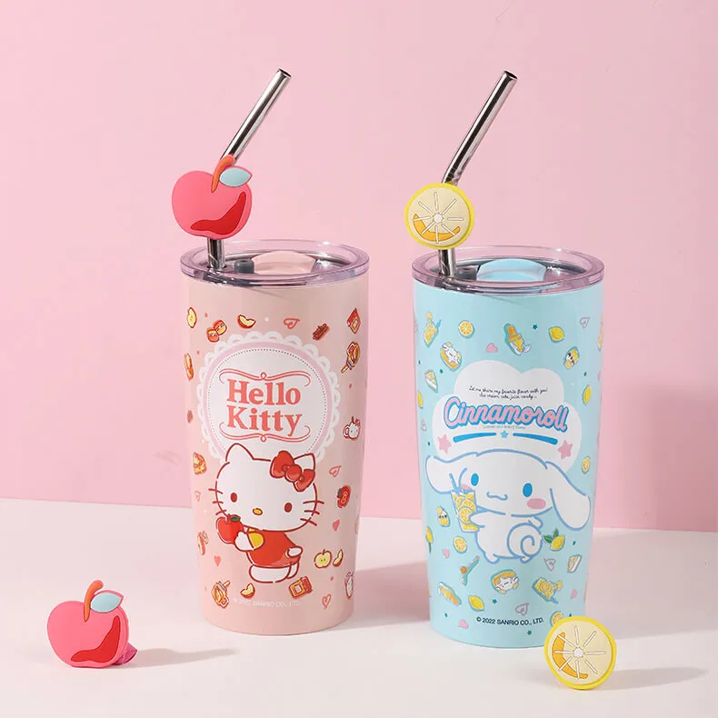 Sanrio Fruity Print Insulated Stainless Steel Tumbler