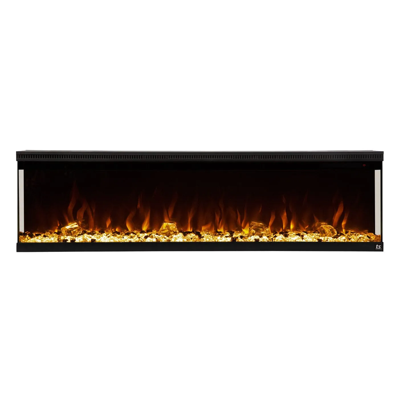 Sideline Infinity 72 Inch 3 Sided Recessed Smart Electric Fireplace 80051