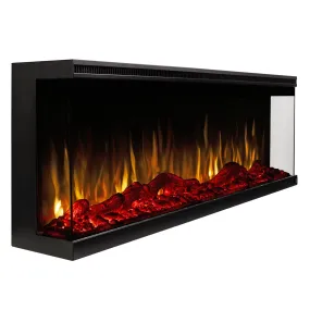 Sideline Infinity Refurbished 3 Sided 60 Inch WiFi Enabled Smart Recessed Electric Fireplace 80046 (Alexa/Google Compatible)