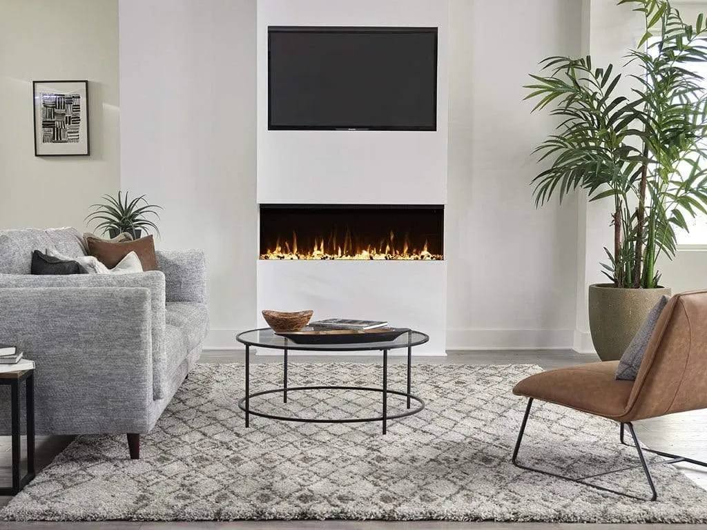 Sideline Infinity Refurbished 3 Sided 60 Inch WiFi Enabled Smart Recessed Electric Fireplace 80046 (Alexa/Google Compatible)