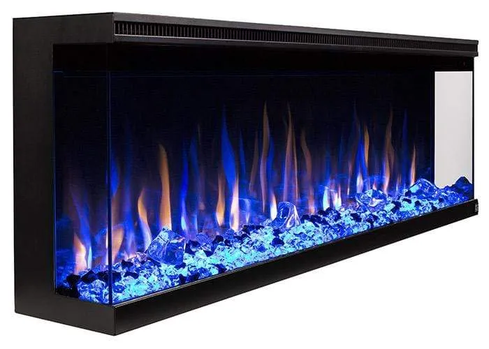 Sideline Infinity Refurbished 3 Sided 60 Inch WiFi Enabled Smart Recessed Electric Fireplace 80046 (Alexa/Google Compatible)