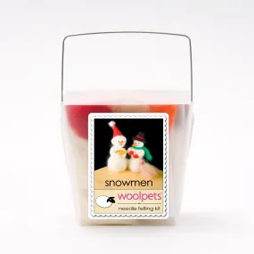 Snowmen Needle Felting Kit