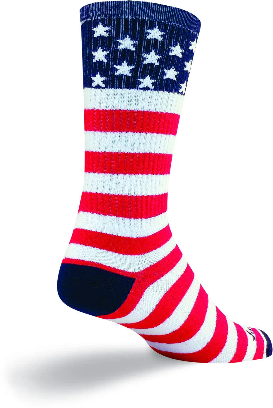 SockGuy USA Flag Crew Sport Socks