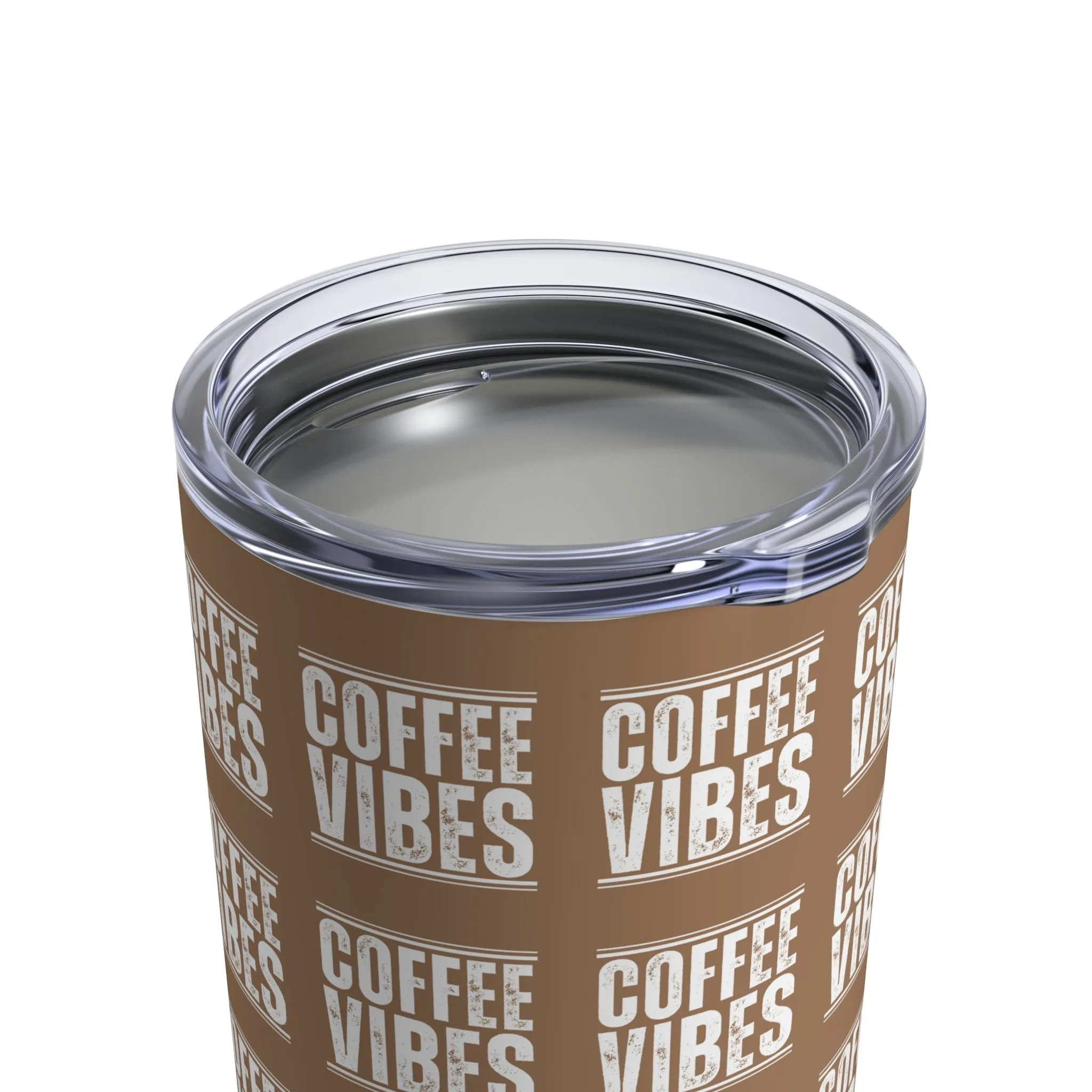 Stainless Steel 10 Ounce Tumbler with Lid for Coffee Vibes - Insulated Travel Mug for Hot and Cold Beverages