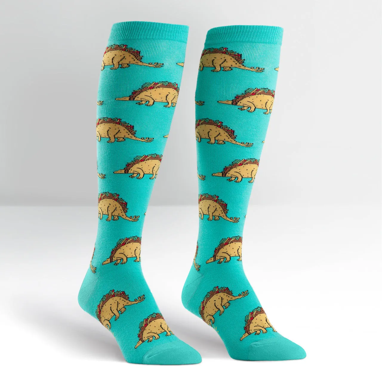 Stretch It Tacosaurus Knee High Socks (Unisex)