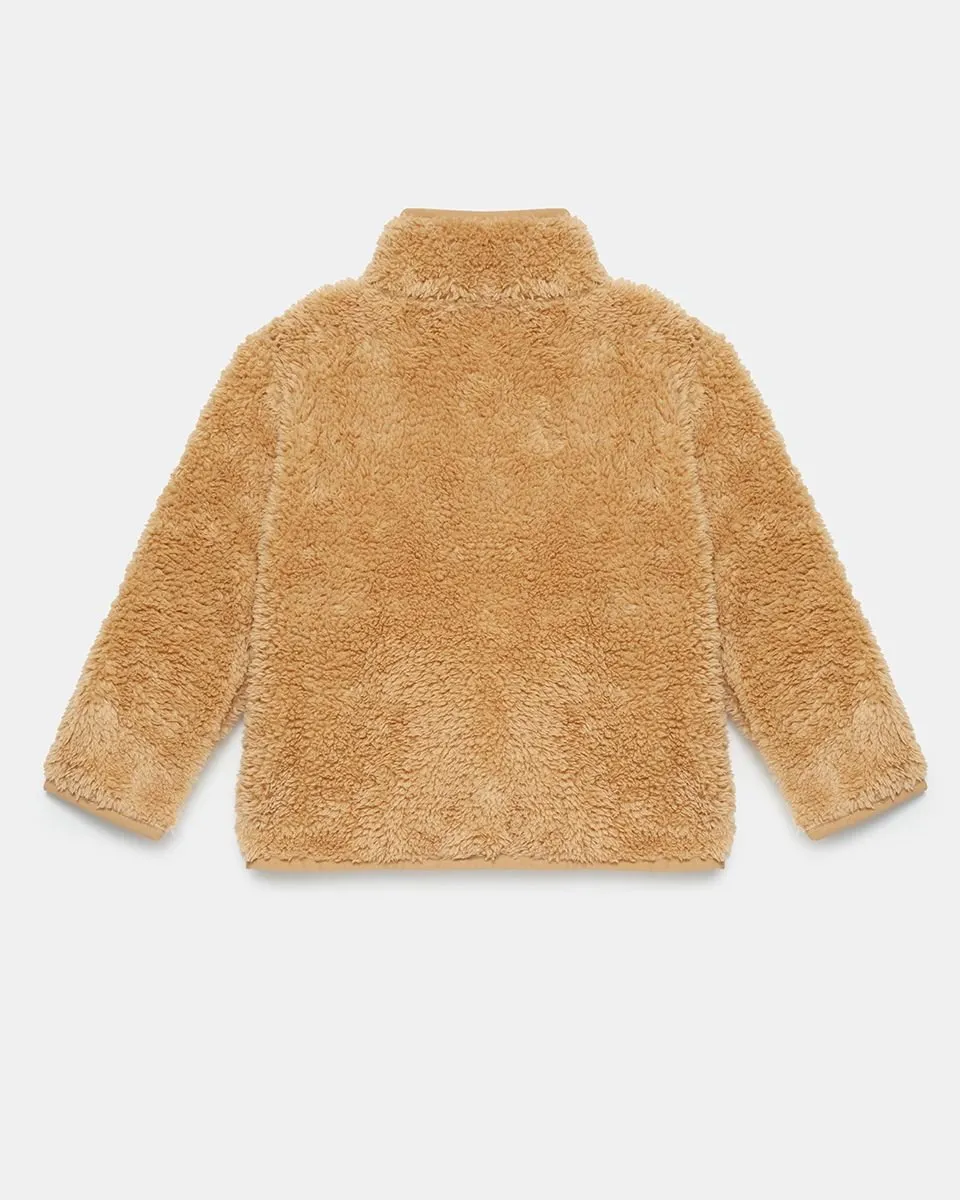 Tentree Kids Ecoloft Teddy Zip Front
