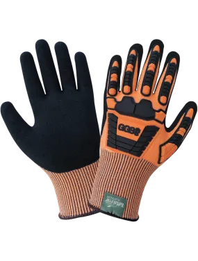 Vise Gripster® C.I.A. High-Visibility Cut and Impact Resistant Gloves Made with Tuffalene® Platinum - CIA388XFT