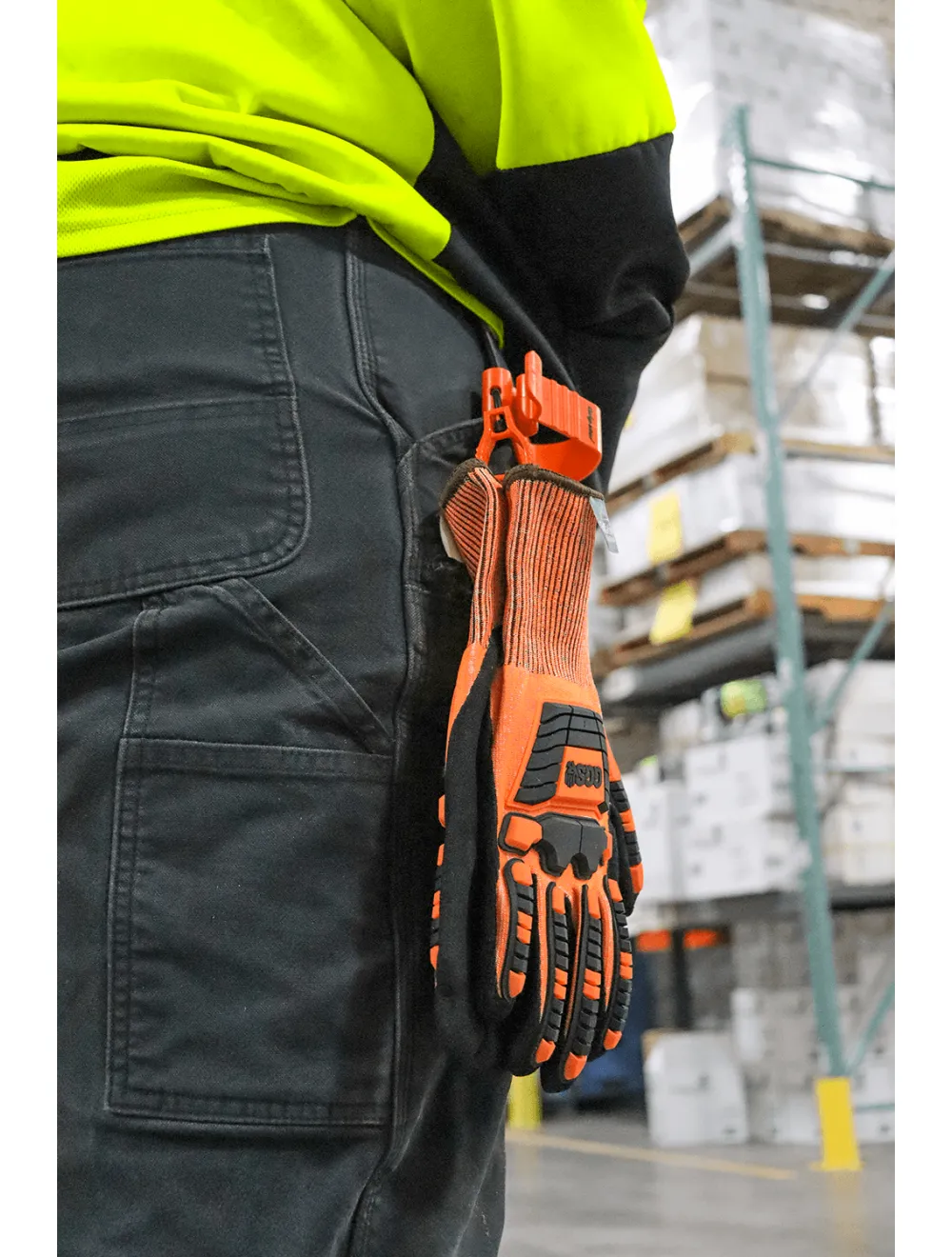 Vise Gripster® C.I.A. High-Visibility Cut and Impact Resistant Gloves Made with Tuffalene® Platinum - CIA388XFT