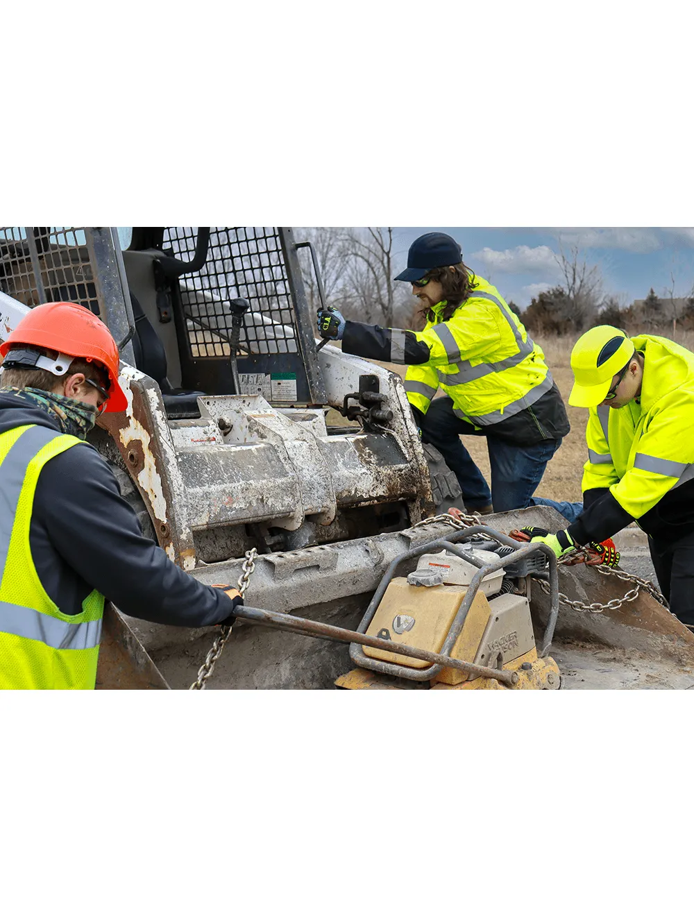 Vise Gripster® C.I.A. High-Visibility Cut and Impact Resistant Gloves Made with Tuffalene® Platinum - CIA388XFT