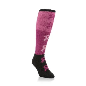 World's Softest Cozy Breast Cancer Awareness Knee High Socks (Women's)